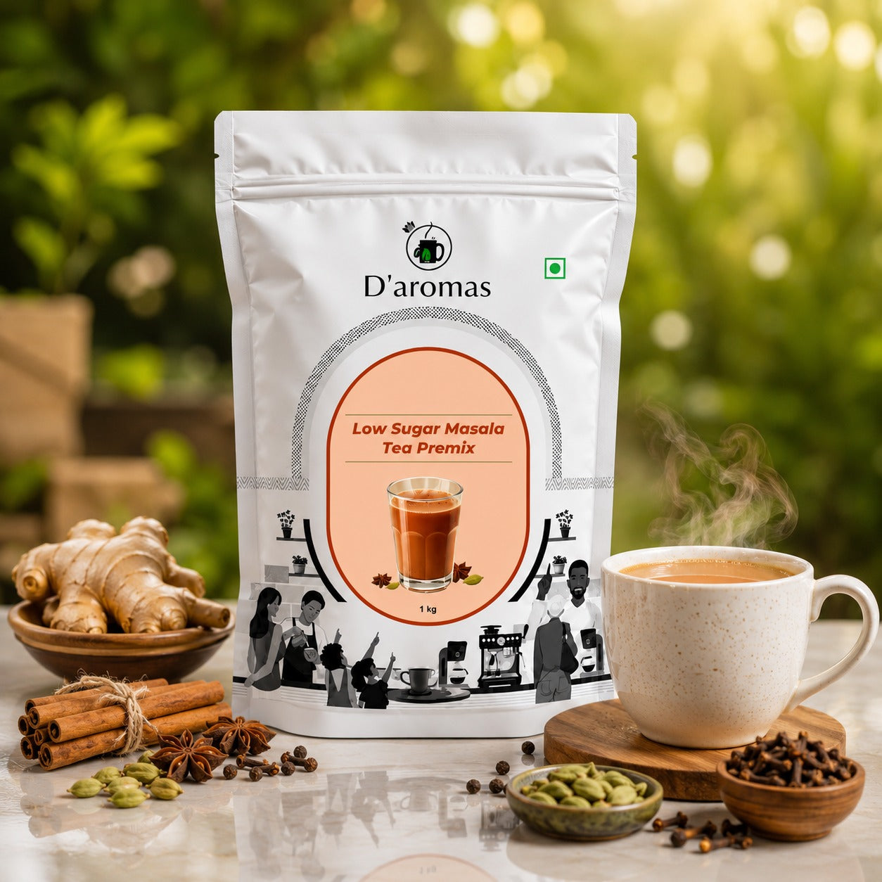 Low Sugar Masala Tea
