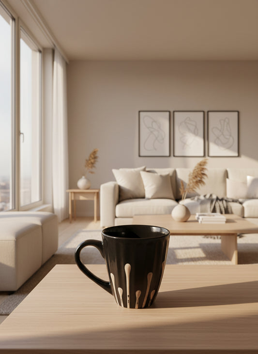 Premium Drip Texture Coffee Mug