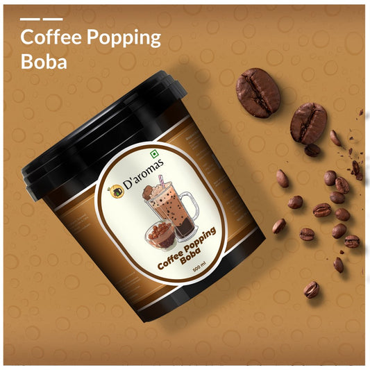 Coffee Flavored Popping Boba