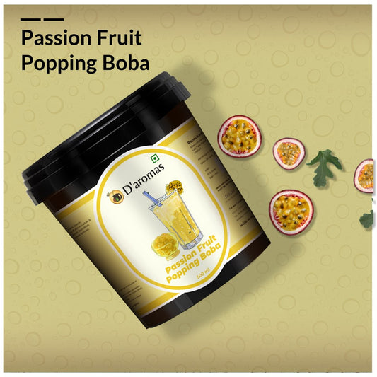 Passion Fruit Popping Boba