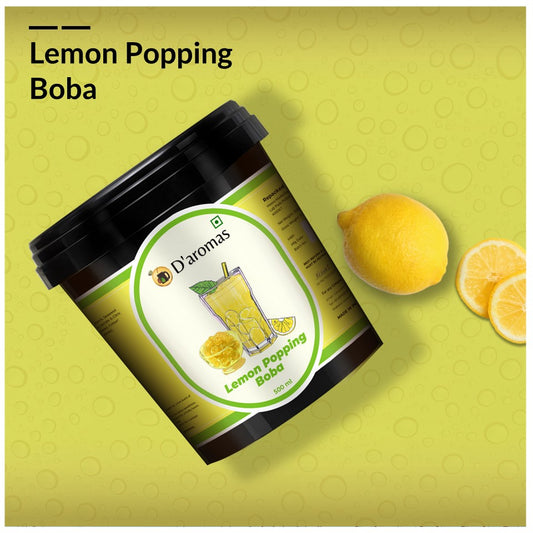 Lemon Fruit Flavored Popping Boba