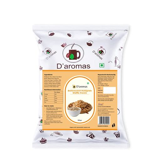 Butterscotch Crispy Belgian Waffle & Pancake Mix (Multigrain)