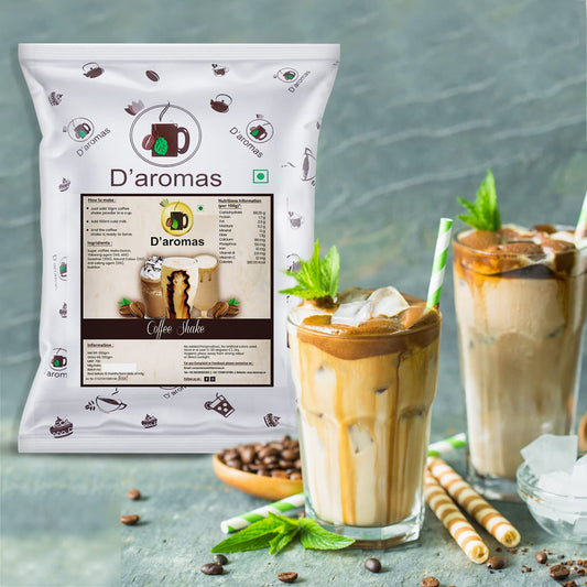 D'aromas Cold Coffee Milk Shake Premix Powder.