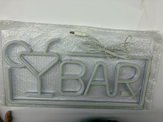 D'aromas Bar Sign Design Neon LED Light