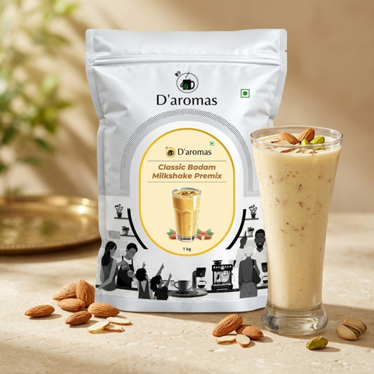 D’aromas Badam Milkshake Premix (Artificial Flavour)