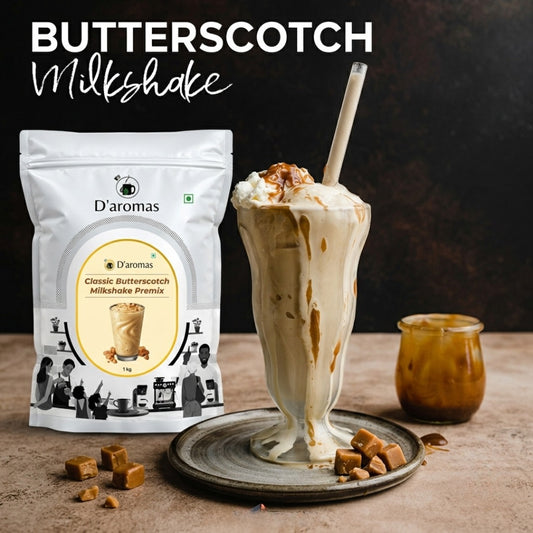 D’aromas Butterscotch Milkshake Premix (Artificial Flavour)