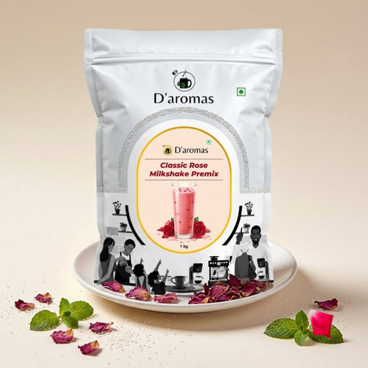 D’aromas Rose Milkshake Premix (Artificial Rose Flavour)