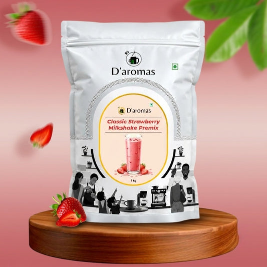 D’aromas Strawberry Milkshake Premix (Artificial Strawberry Flavor)