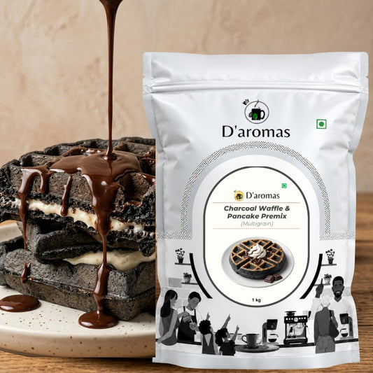 Charcoal Waffle Premix (Multigrain)