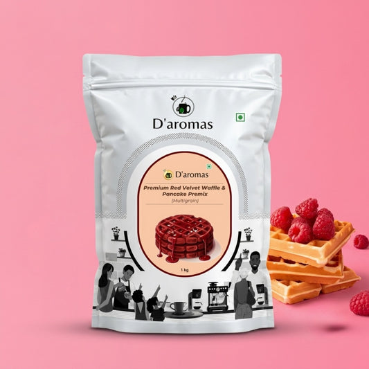Premium Red Velvet Waffle & Pancake Premix – Multigrain
