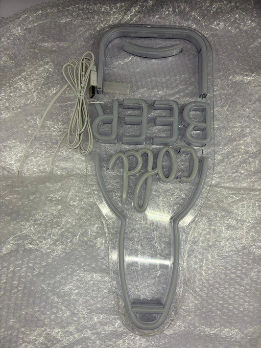 D'aromas Beer Bottle Design Neon LED Light