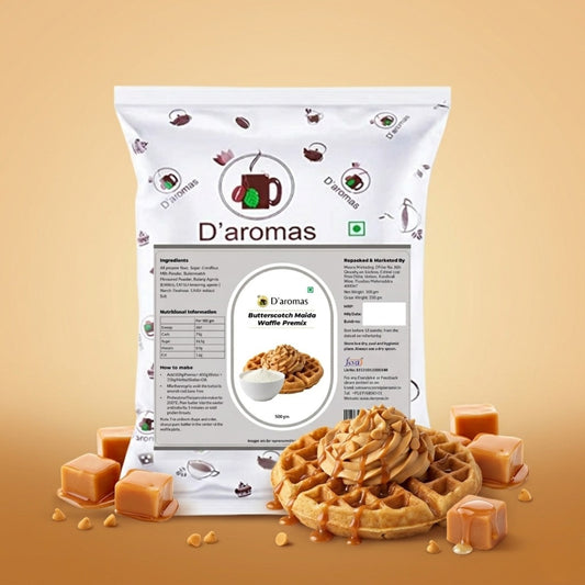 Butterscotch Belgian Waffle & Pancake Mix (Maida)