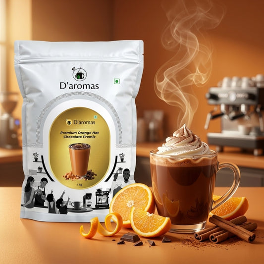 D’aromas Premium Orange Hot Chocolate Premix