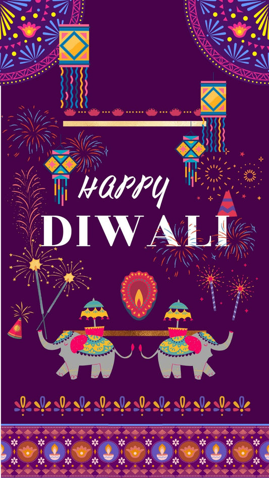 D'aromas Joyful Lights of Diwali Sticker & Sun Board