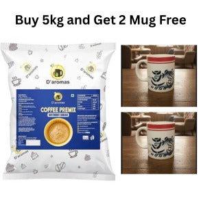 Sugarfree Coffee premix - 5kg  Get a Free Coffee Bean Mug - 2pcs