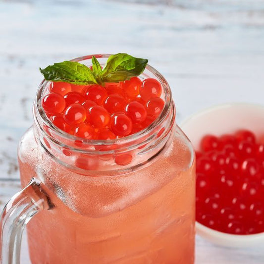 Cherry Fruit Flavored Popping Boba