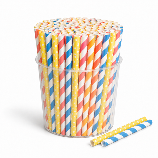 Rainbow Paper Straw