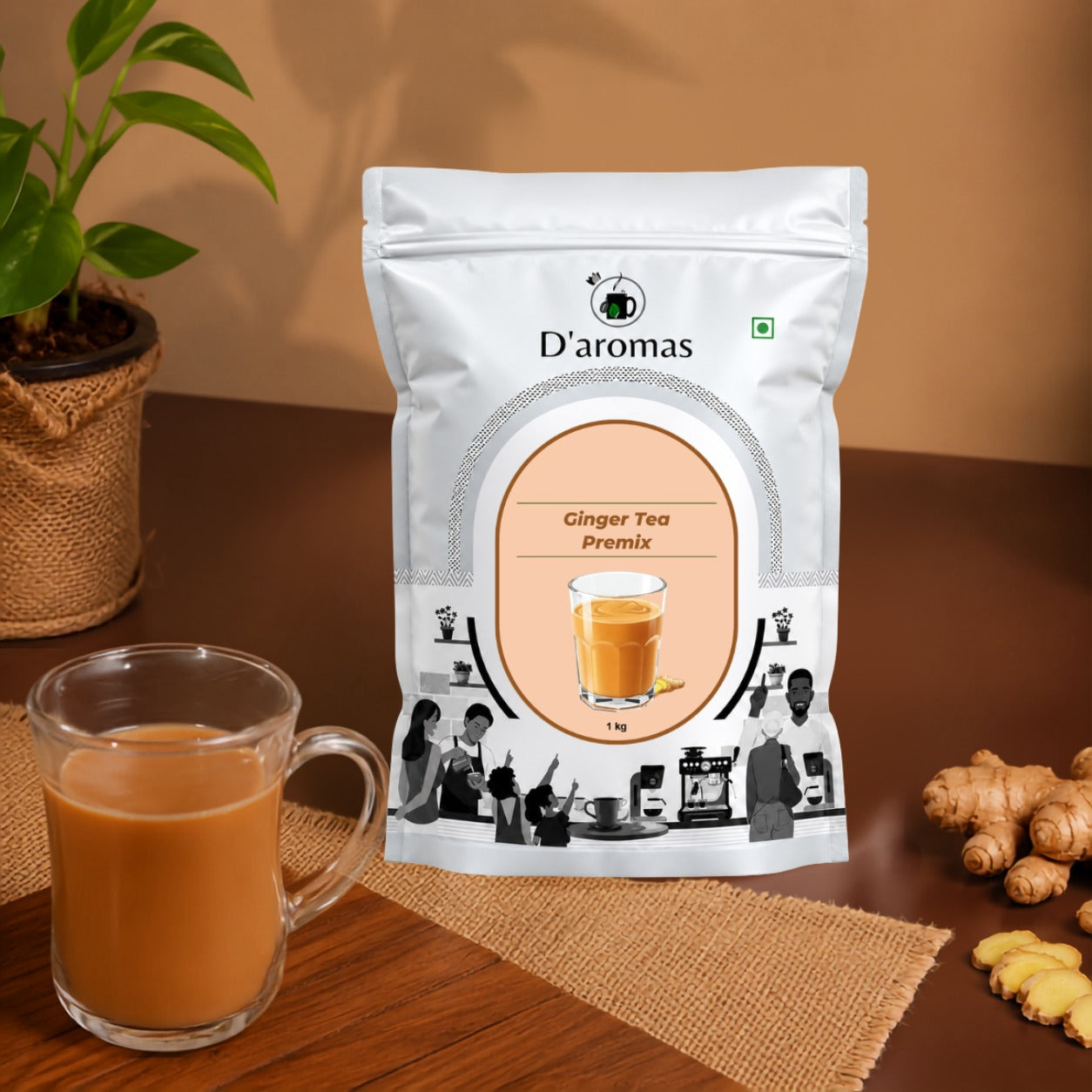 ginger tea powder