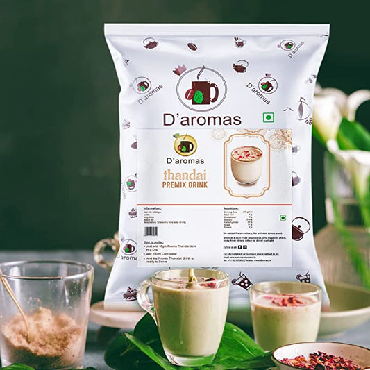 D'aromas Premium Instant Thandai Premix.