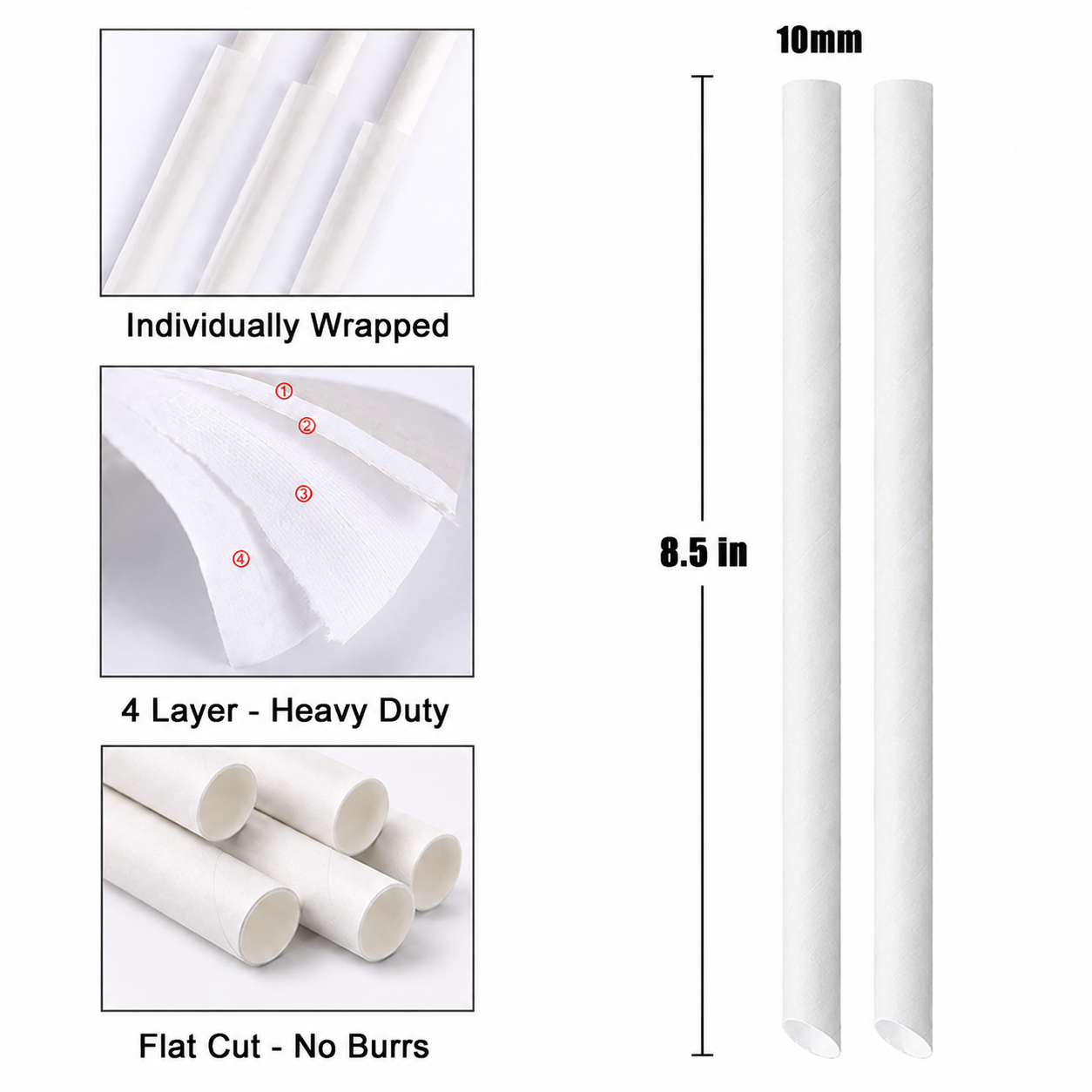 4-layer paper straw