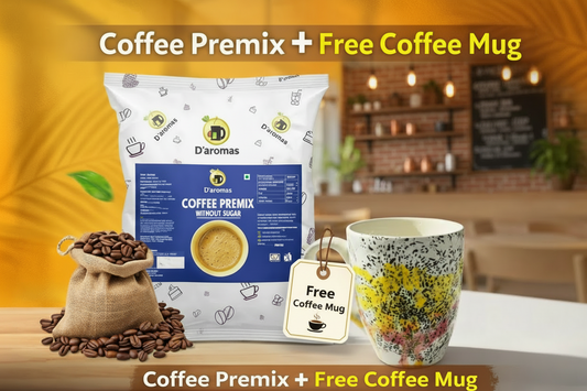 Sugar-Free Coffee Premix 1kg – Get 1 Free Sunset Splash Mug