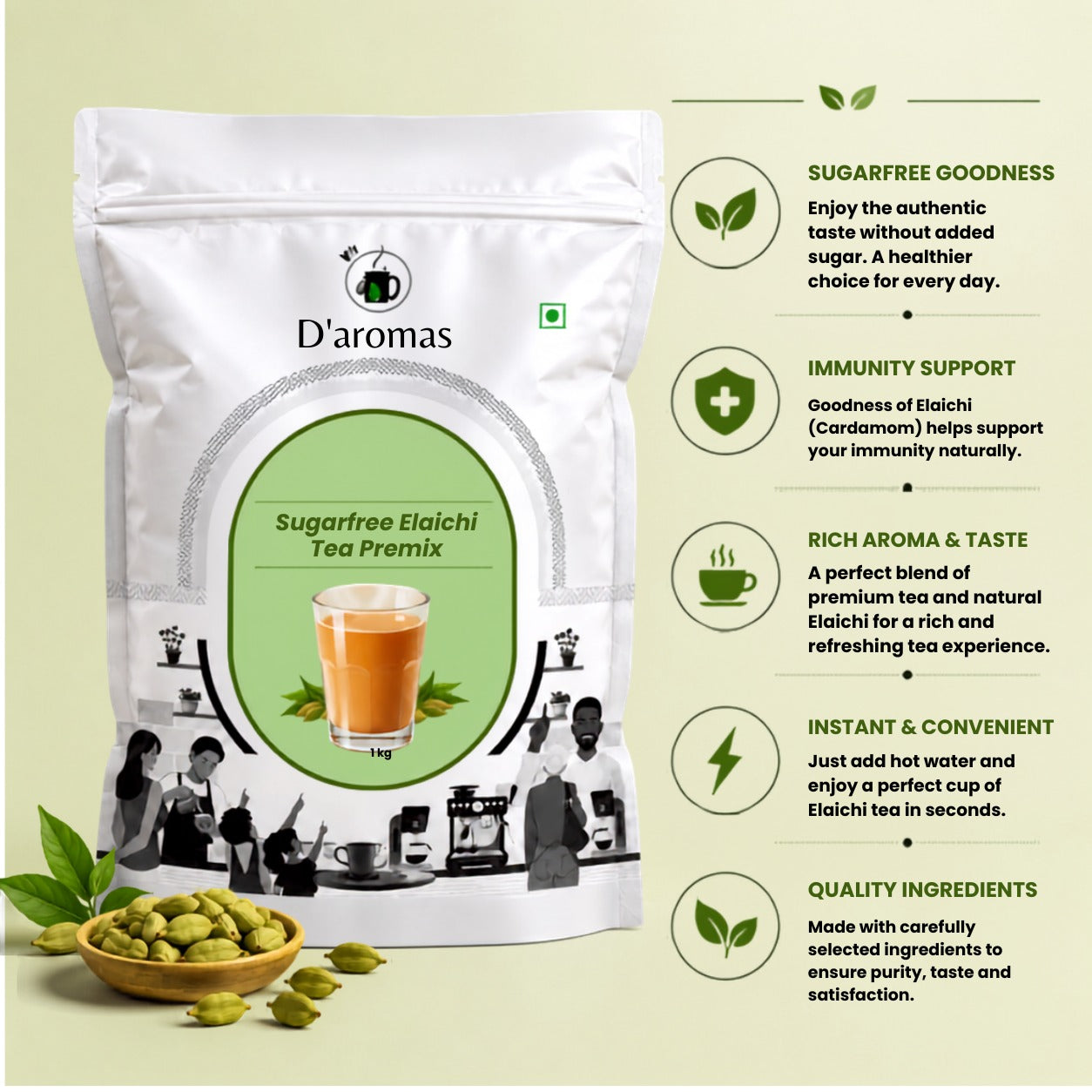 sugar free instant tea